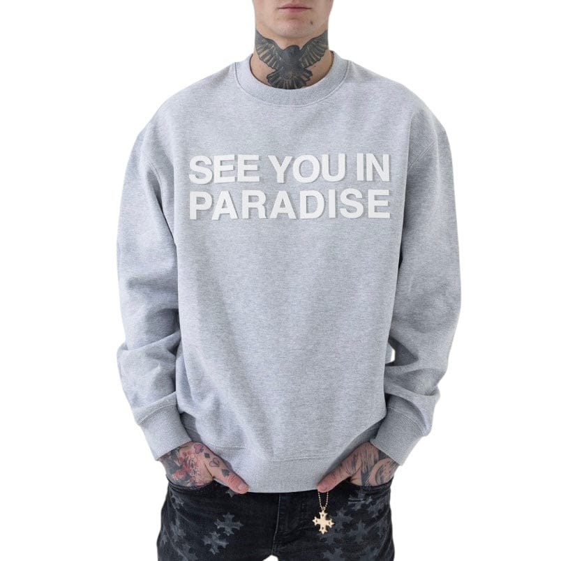 See You In Paradise Crewneck Sweatshirt (Heather Grey)