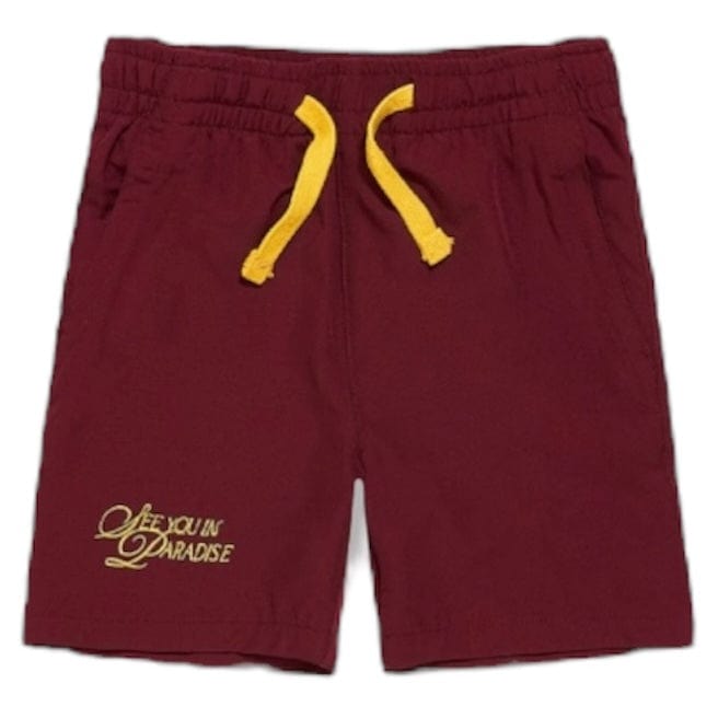 Kids Jordan Craig Oakland Mechanic Short & Shirt Set (Wine) 2061K-2061SK