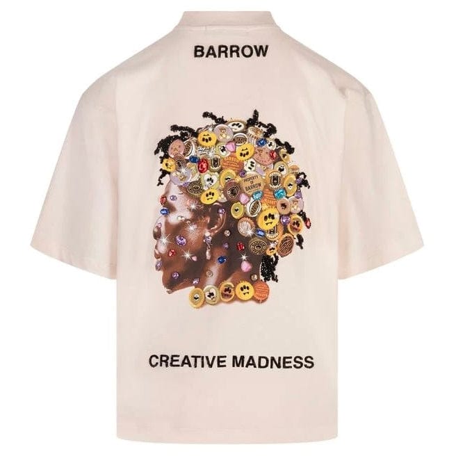 Barrow Unisex Gem Jersey T Shirt (Vanilla) S5BWUATH166-BW029