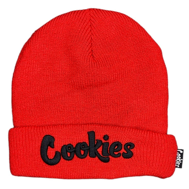 Cookies Knit Beanie Original Mint (Red/Black)