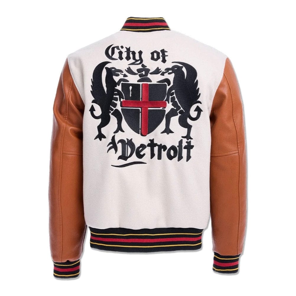 Jordan Craig The Renaissance City Varsity Jacket (Cream) 91654