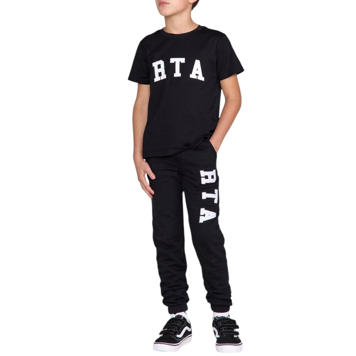Kids Rta Ewan Sweatpants (Black Collegiate) BDGDK1201-B2291BKCLG