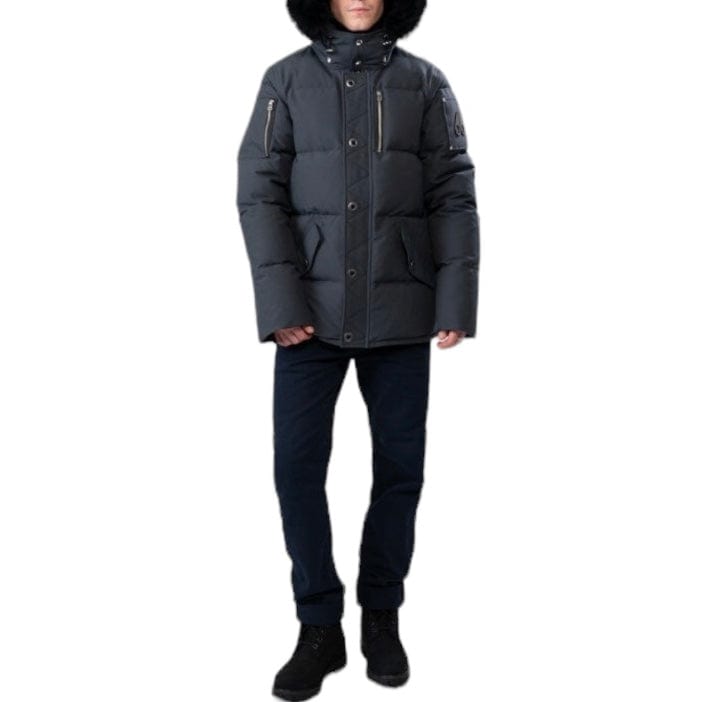 Moose Knuckles Original 3Q Neoshear Jacket (Granite/Black Shearling)