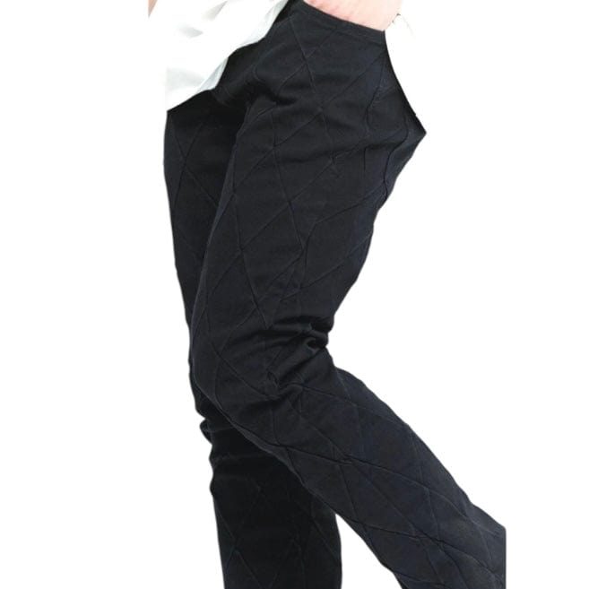 Valabasas Tired Stacked Denim Jean (Jet Black) VLBS-VJ3-1002