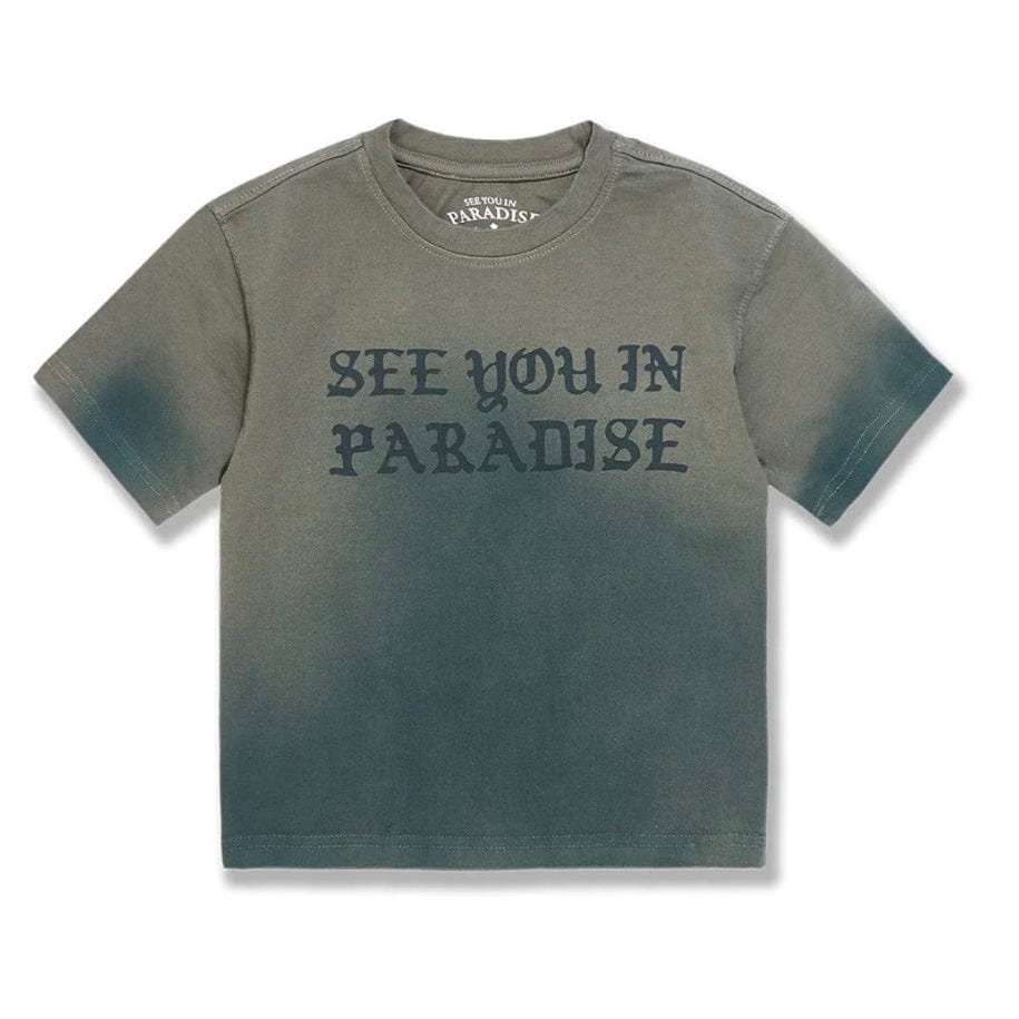 Boys See You In Paradise Cropped Tee (Desert Storm) 9120AB