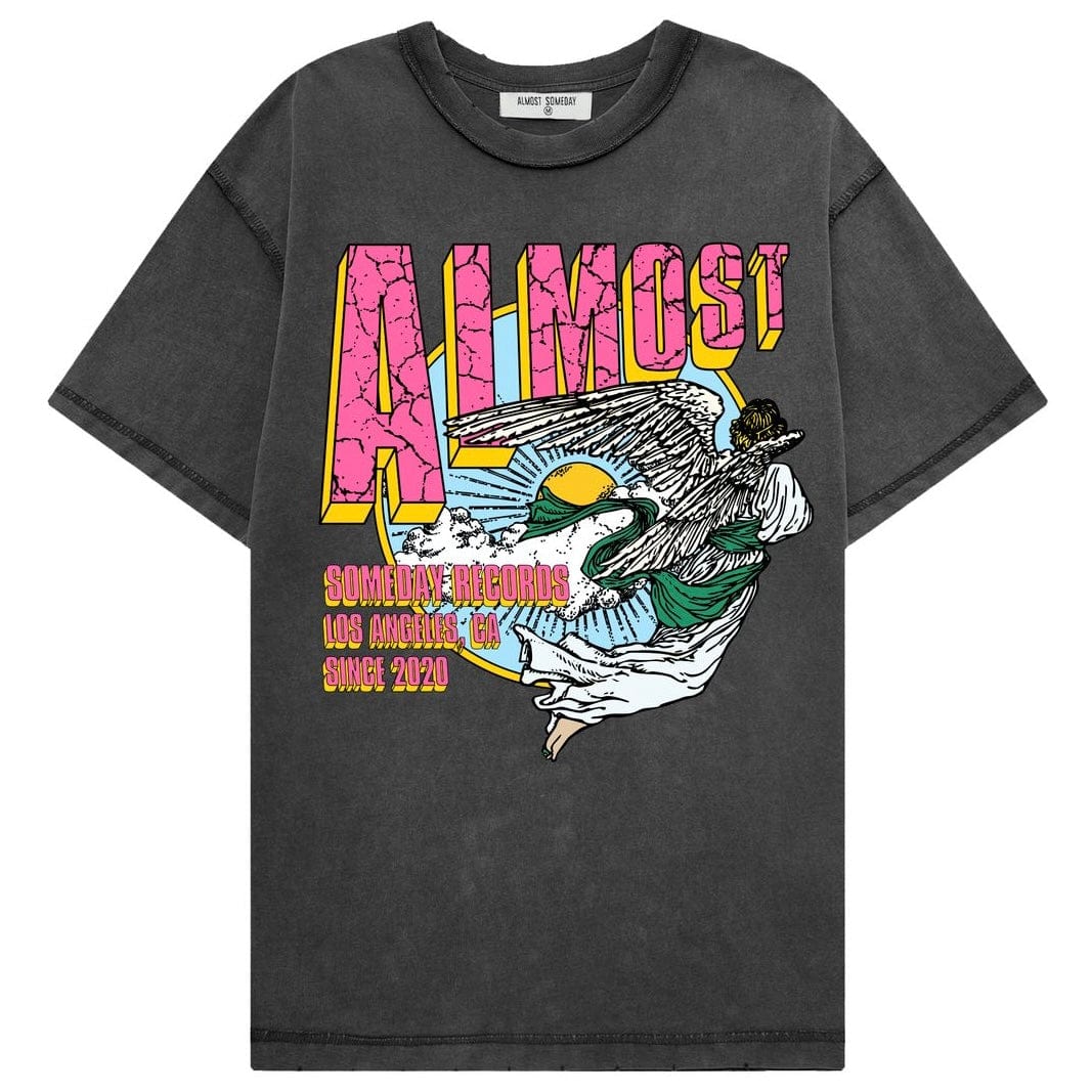 Almost Someday Label Tee (Black) AS-F25-010