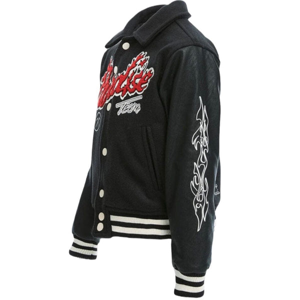 Boys Jordan Craig Paradise Tour Varsity Jacket (Black) 91632B