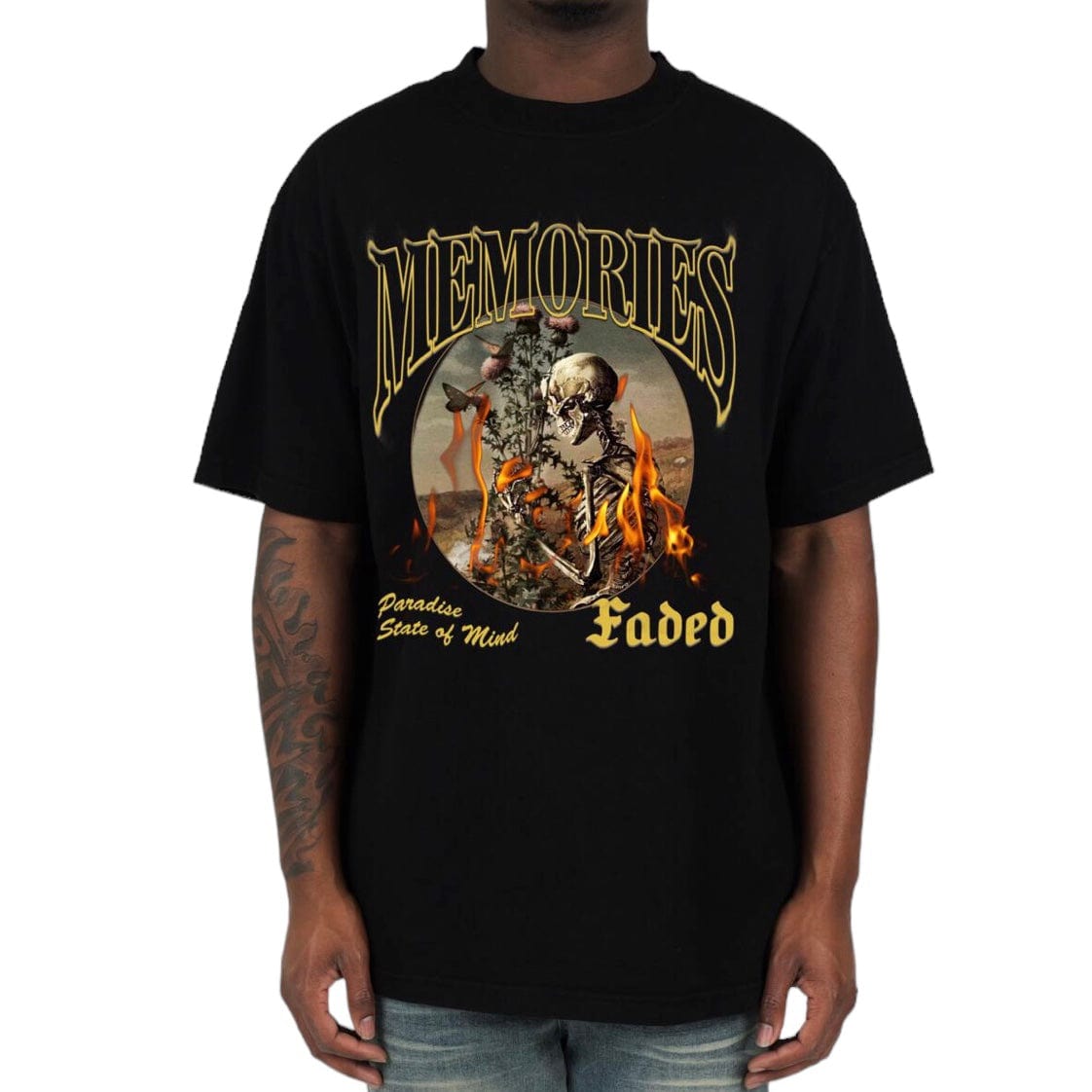 Lost In Paradise Memories Tee (Black) PL00605