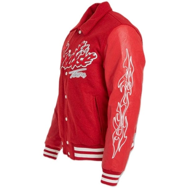 Jordan Craig Paradise Tour Varsity Jacket (Red) 91632