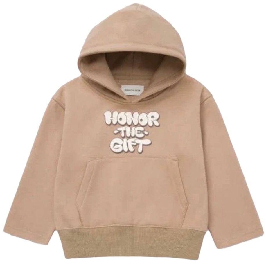 Kids Honor The Gift Bubble Hoodie (Sand) KHTG230350