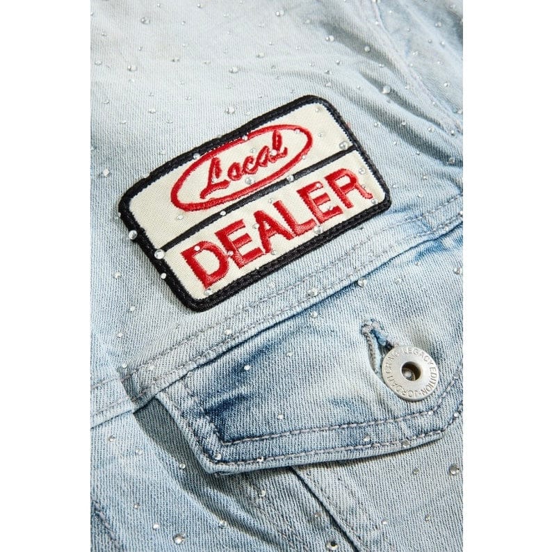 Jordan Craig Local Dealer Trucker Jacket (Iced White) JJ2339