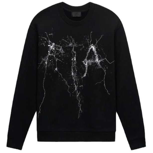 Rta Charles Sweatshirt (Black Cracked Logo) MCCTK909-T1199BKCRC