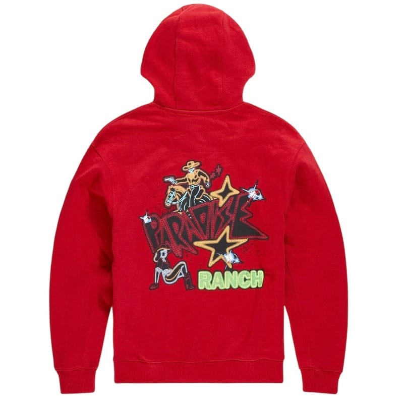 See You In Paradise Ranch Pullover Hoodie (Red) 8263H