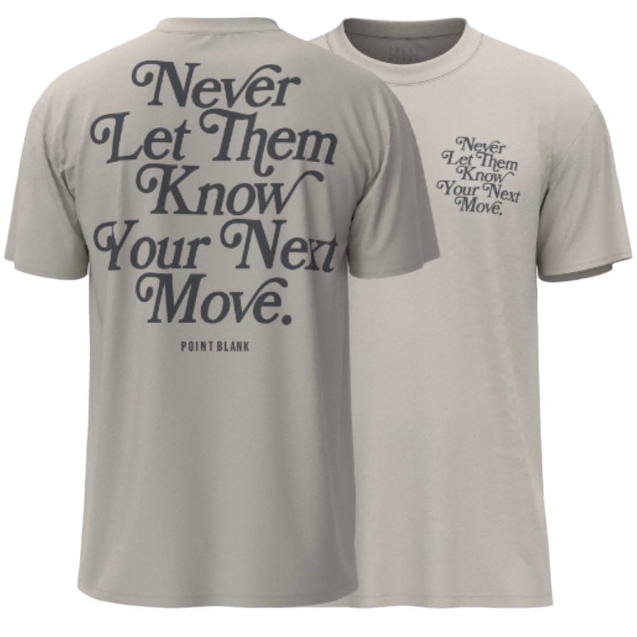 Point Blank Never Let Them Luxe T Shirt (Natural)