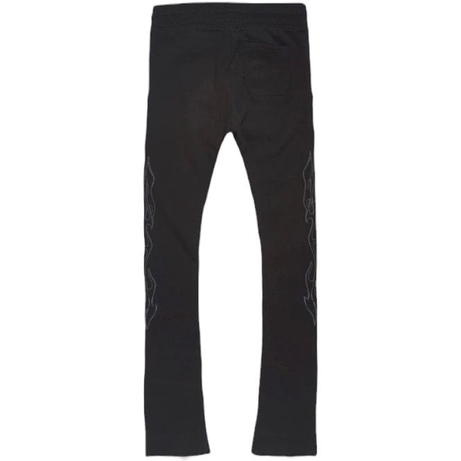 Jordan Craig Paradise Tour Stacked Sweatpants (Noir) 8241L