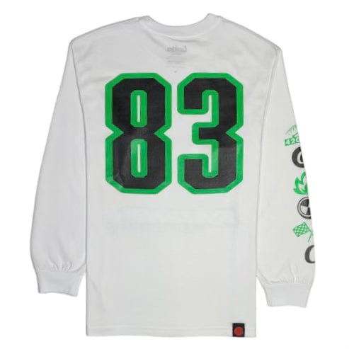 Cookies Racer Long Sleeve Tee (White) CM233TLP03