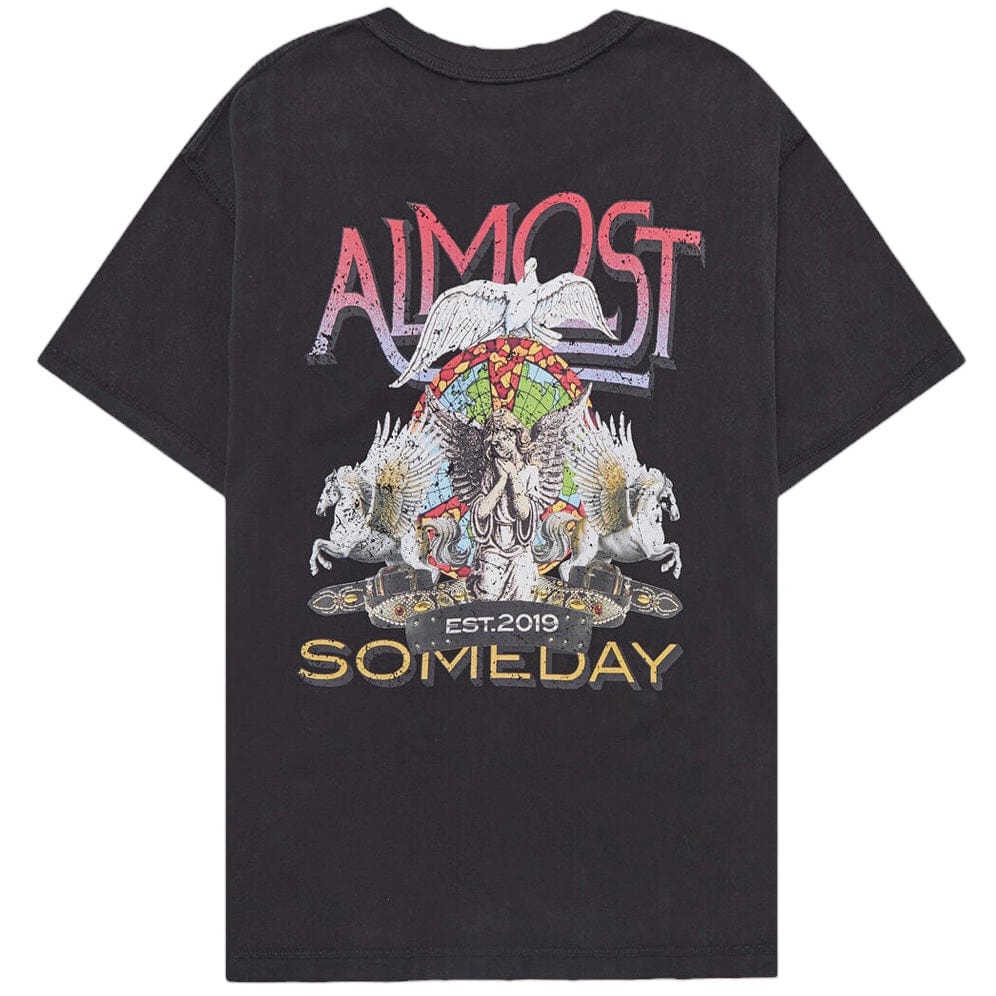 Almost Someday Peace Tee (Vintage Black) C9-6