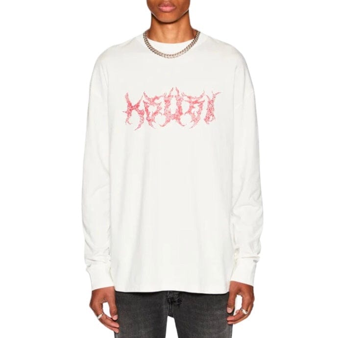 Ksubi Sabbath Biggie LS Tee (Vintage White) MFA24TE007