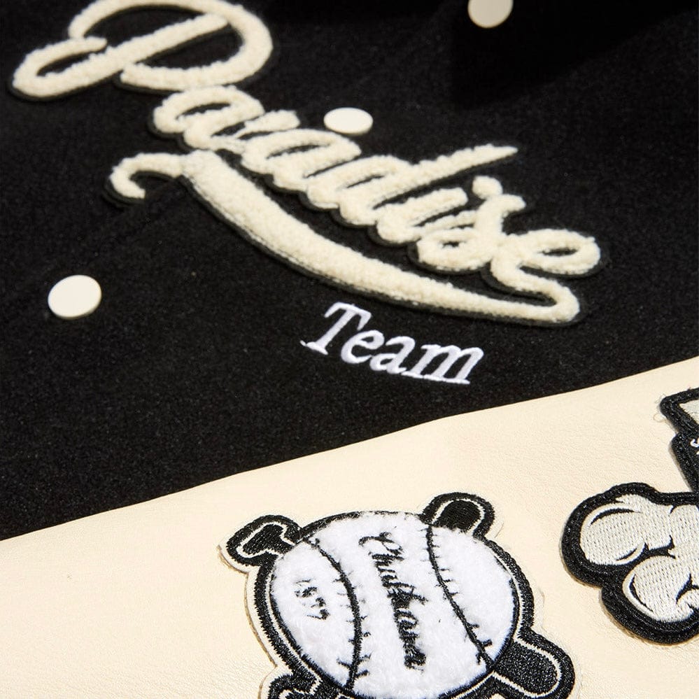 Boys See You In Paradise Team Varsity Jacket (Black) 91700B
