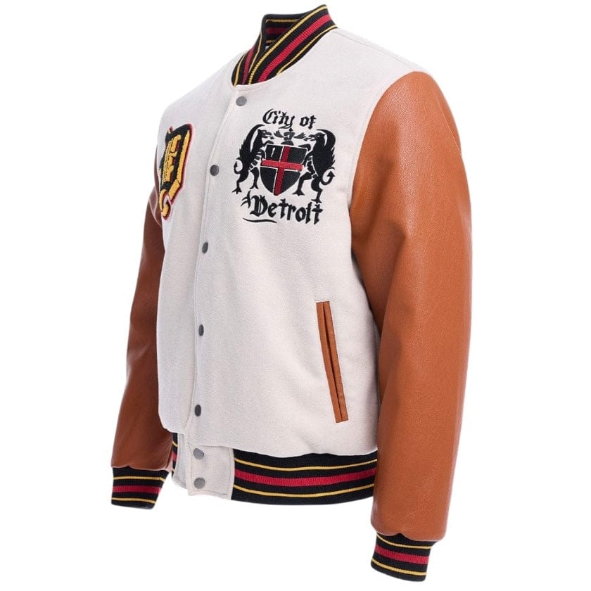 Jordan Craig The Renaissance City Varsity Jacket (Cream) 91654