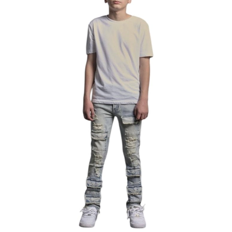 Kids Supply X Ajenda Luke Denim (Light Wash) AJK3029