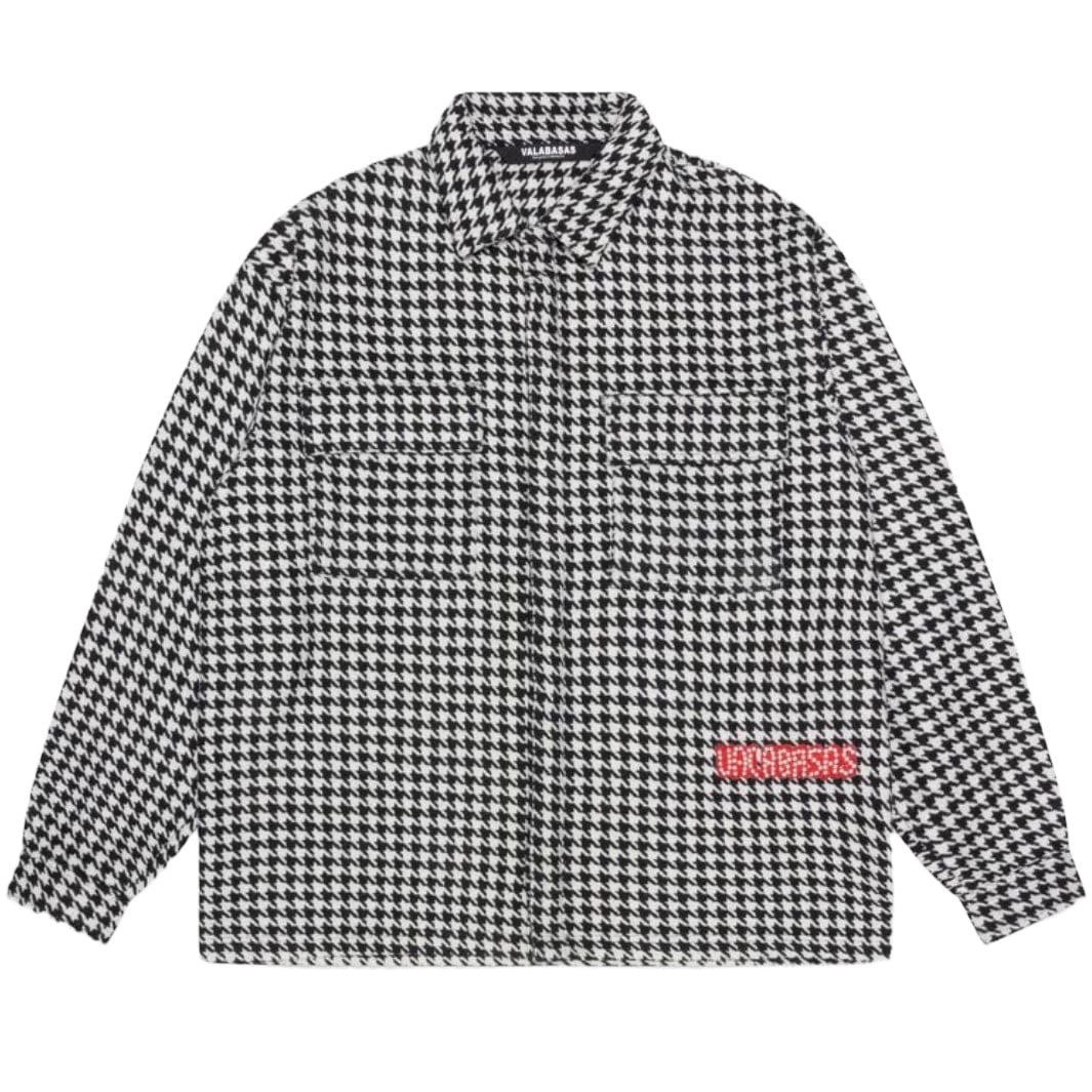 Valabasas Checkers Button Down Shirt (Black) VLBS-VBD2-1002