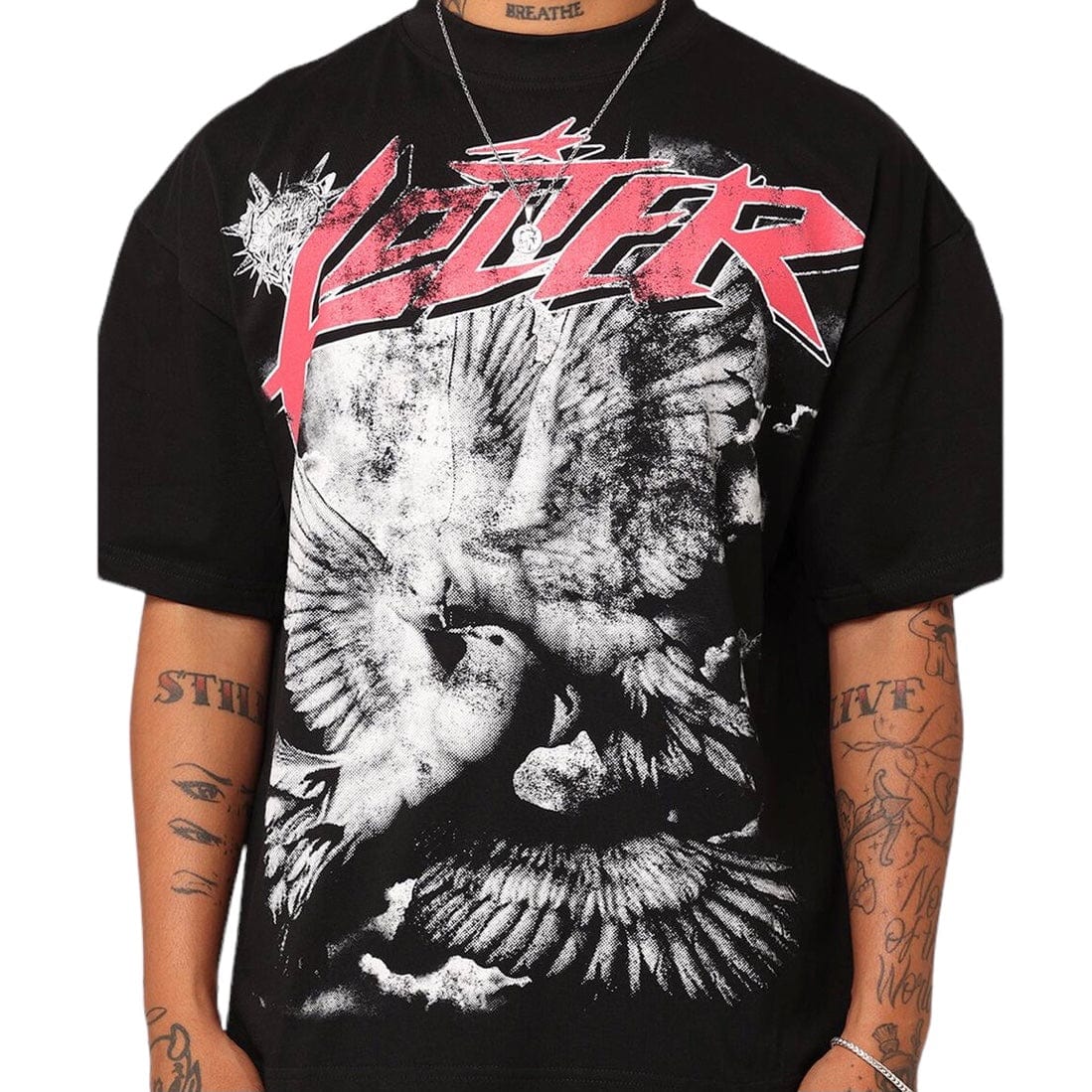 Loiter Dove Vintage Tee (Black)