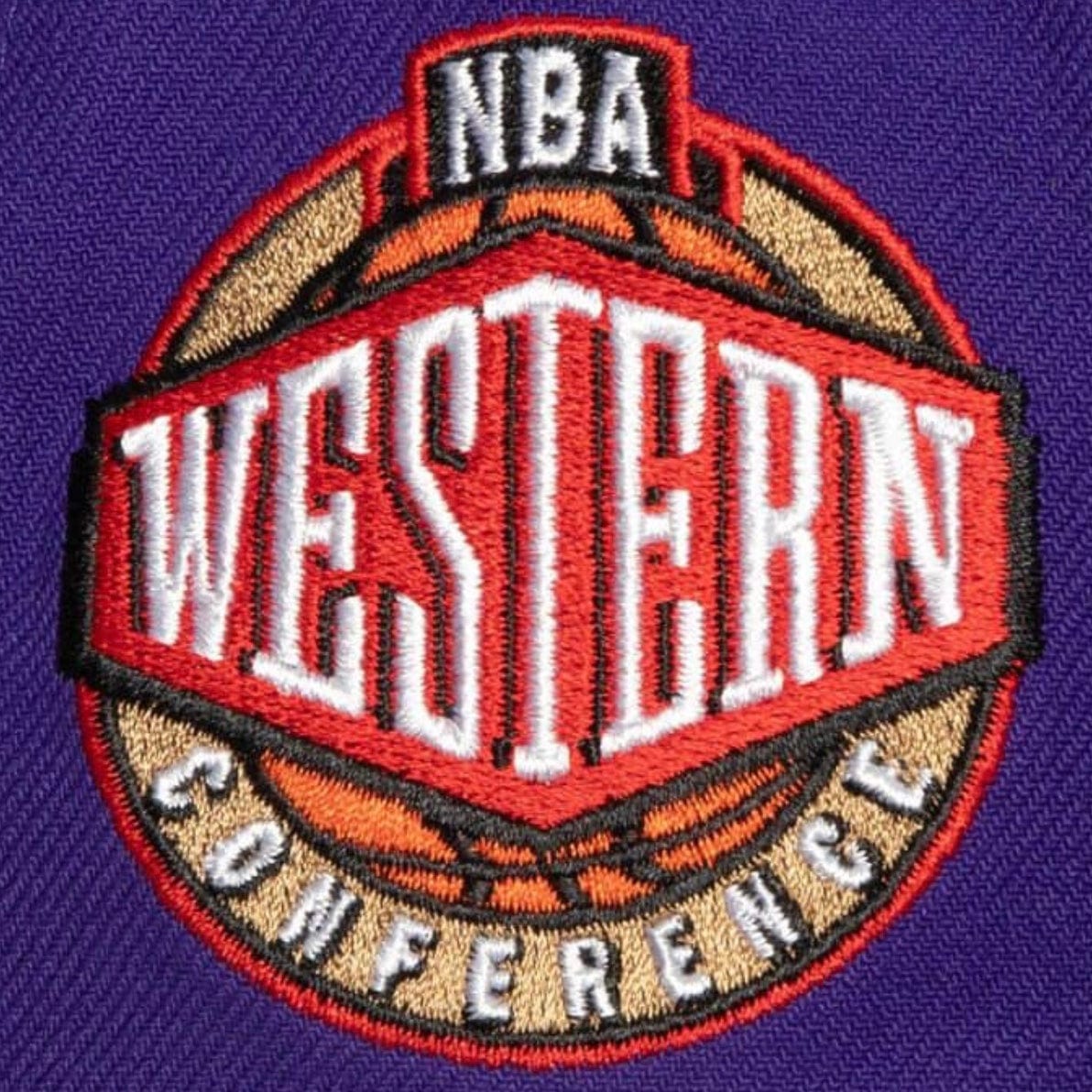 Mitchell & Ness Nba Los Angeles Lakers Conference Patch Snpback (Purple)