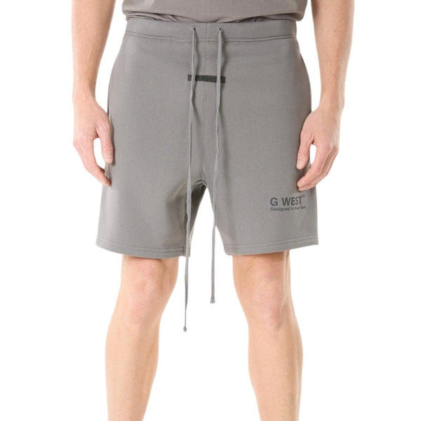 G West Lifestyle Premium Sweat Shorts (Charcoal Gray) GWSH026