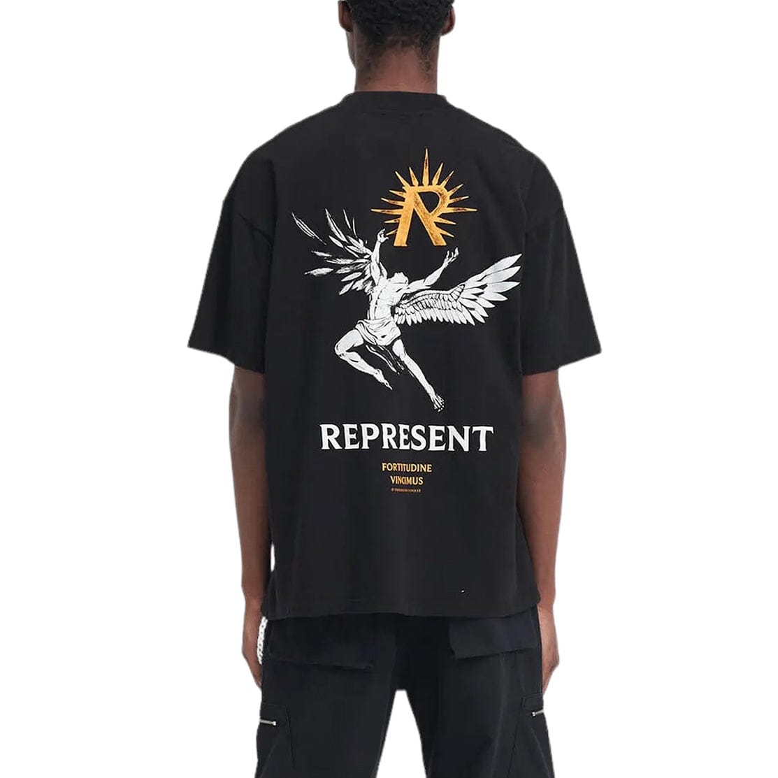 Represent Icarus T Shirt (Jet Black) MLM467-01