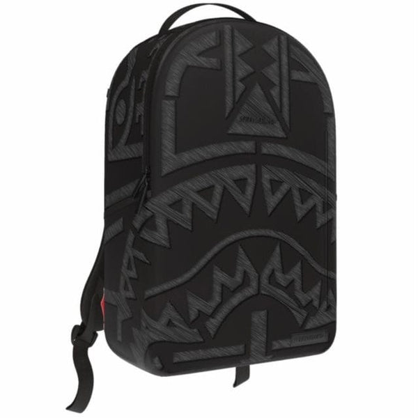 Sprayground Scribble Rubber Shark Mouth Backpack