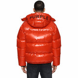 Purple Brand Nylon Down Puffer Jacket (Red) P611-PRDP423