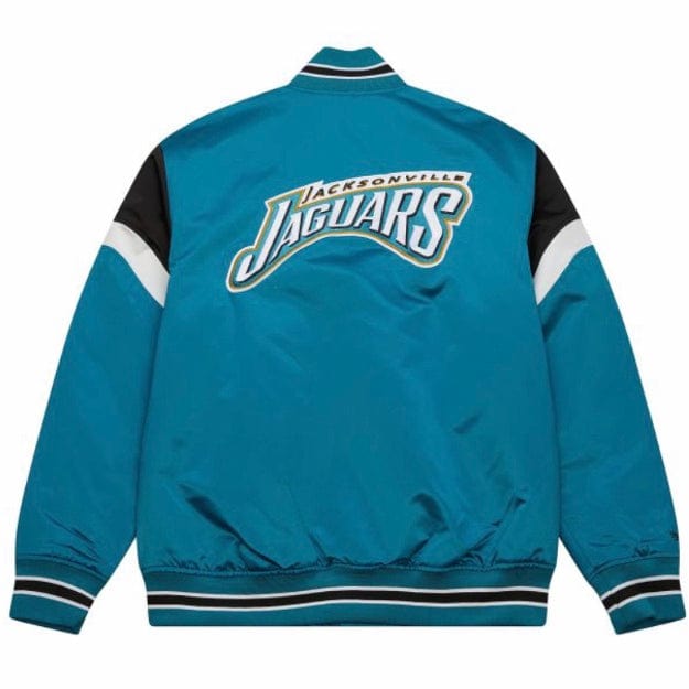 Mitchell & Ness NFL Jacksonville Jaguars Heavyweight Satin Jacket (Teal)