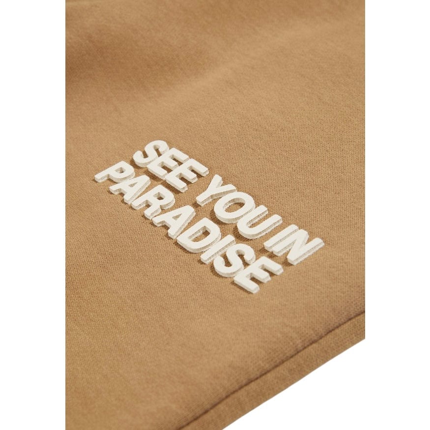 Kids See You In Paradise Tonal Stacked Sweatpants (Mocha) 8899LK
