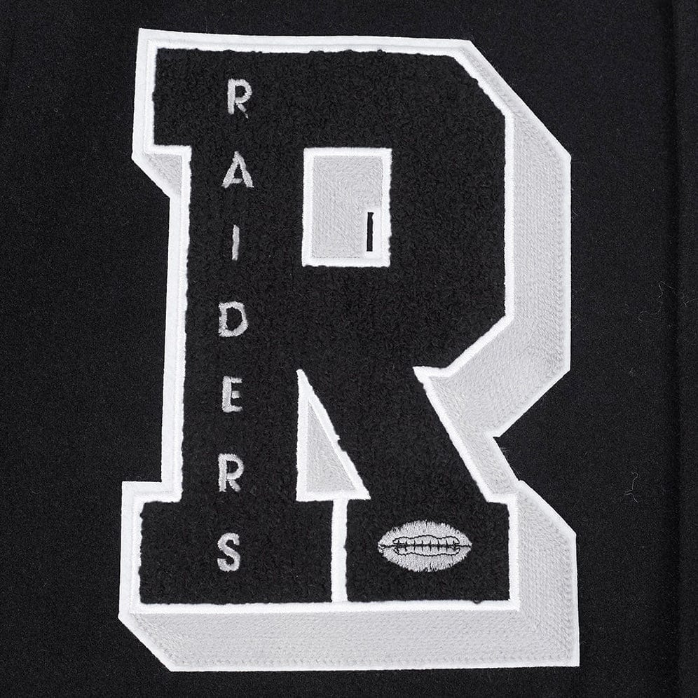 Pro Standard NFL Las Vegas Raiders Best Of Men's Varsity Jacket (Black/Gray)
