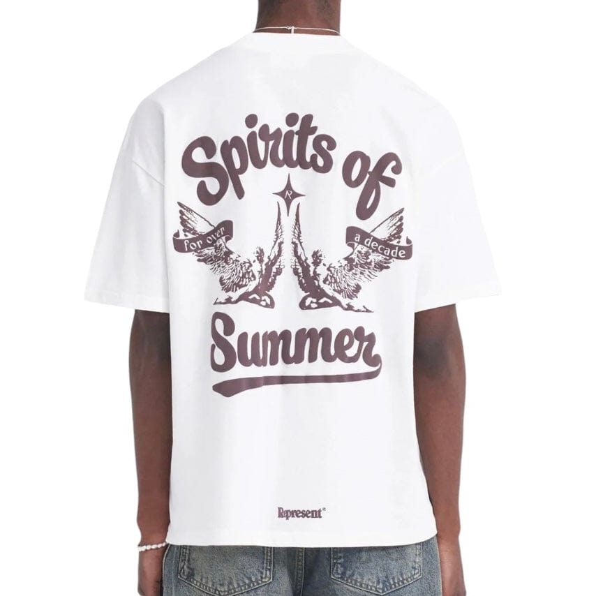 Represent Spirits Of Summer T Shirt (Flat White) MLM410-72