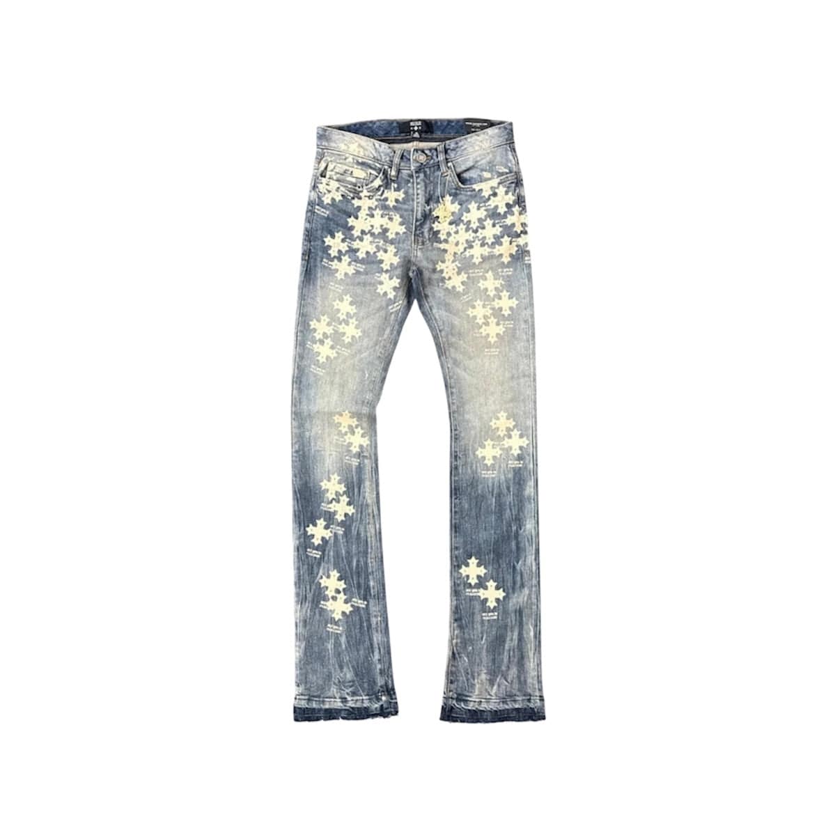 Boys See You In Paradise Stamp Stacked Denim (Vintage) JTF2293B