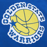 Mitchell & Ness NBA Golden State Warriors Heavyweight Satin Jacket (Royal)