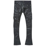 Jordan Craig Ross Stacked Billie Jean Cargo Pants (Black) JRF9379