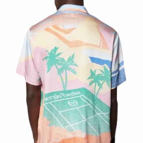 Sergio Tacchini Riviera Camp Shirt (Deep Mint Multi)