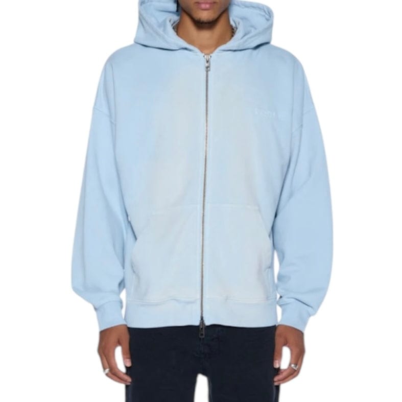 Ksubi Intruder Ekcess Zip Thru Hoodie (Ice Mist Blue) MPF25FL001