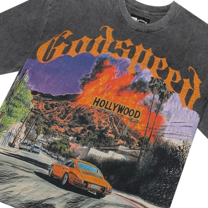 Godspeed Los Scandalous Tee (Grey Wash)