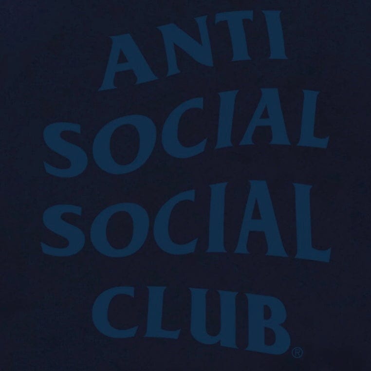 Anti Social Social Club Analogous Tee (Navy)