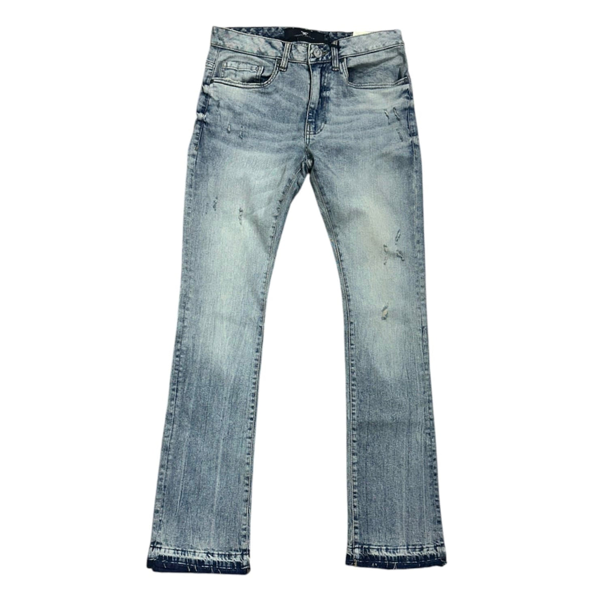 Jordan Craig Martin Stacked Light Rips Denim Jean (Antique) JTF2384
