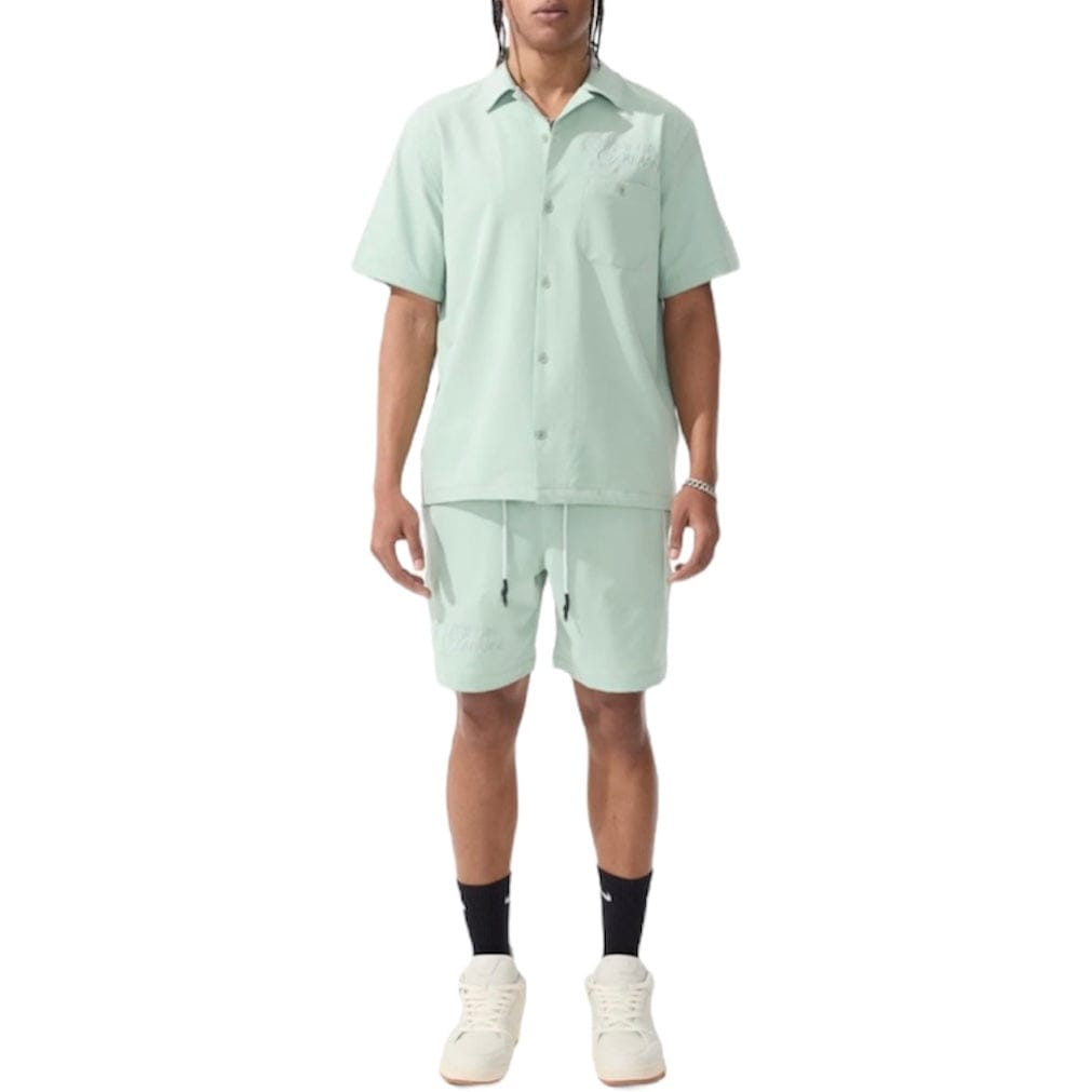 Jordan Craig Oakland Mechanic Short & Shirt Set (Sage) 2061-2061S