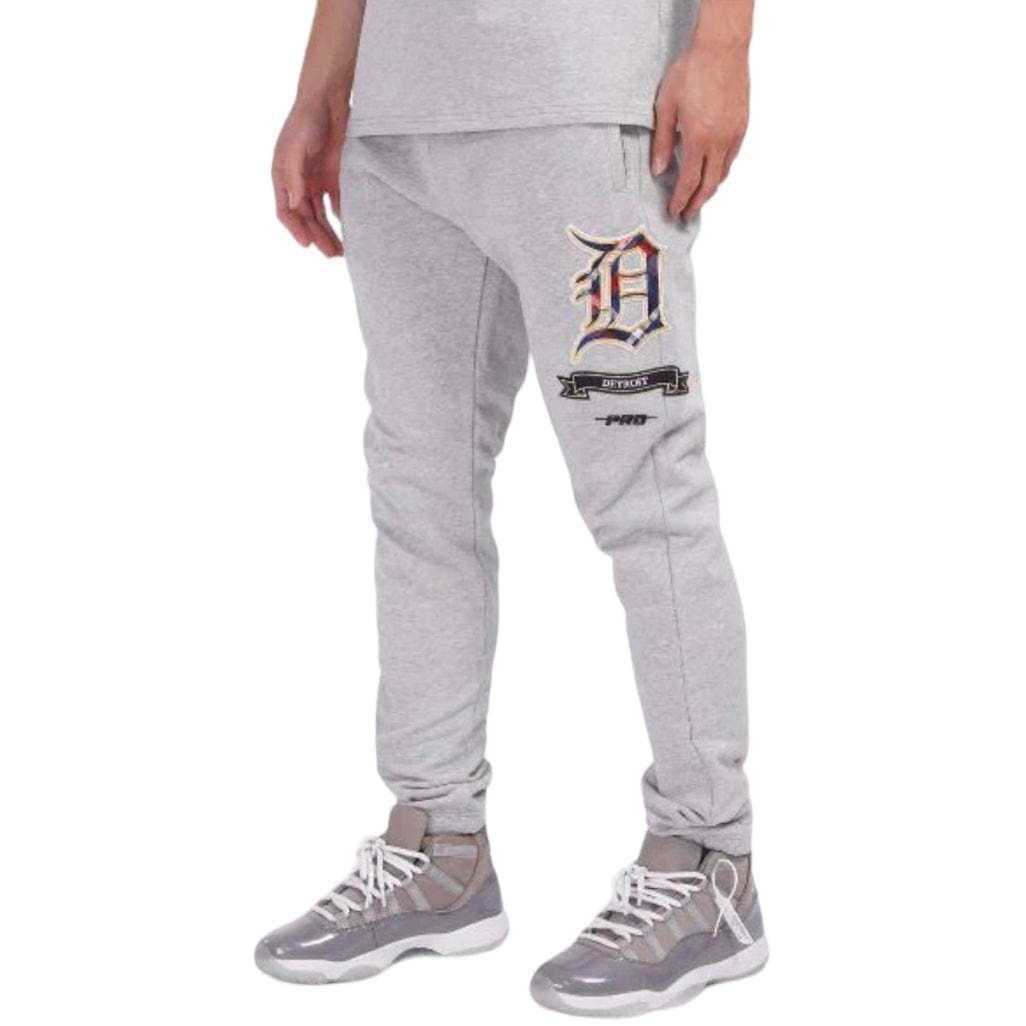 Pro Standard Detroit Tigers Pro Prep Fleece Sweatpants (H.Grey/Midnight)