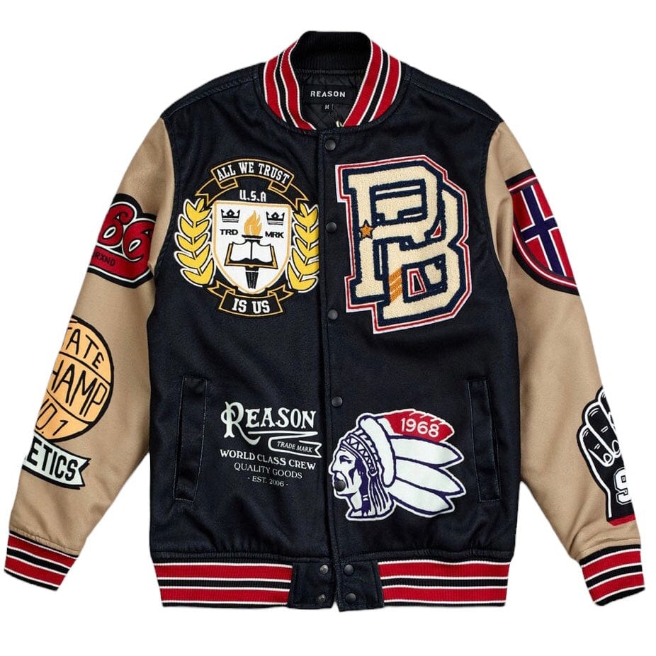 Reason Brand Master Division Varsity Jacket (Black) OWG-20