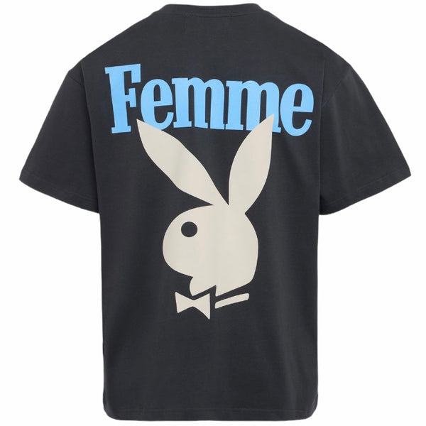 Homme Femme Twisted Bunny Tee (Black/Blue) HFPB202420-6