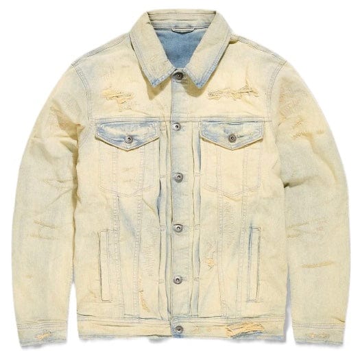 Jordan Craig Hudson Denim Trucker Jacket (Champagne) JJ2273