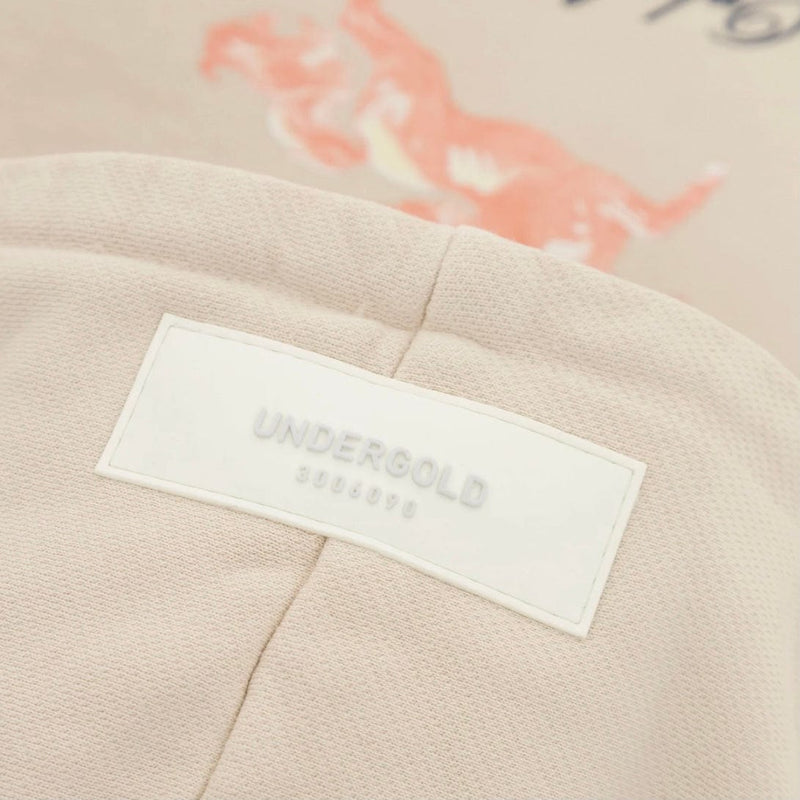 Undergold Dreamers Pegasus Boxy Hoodie (Cream)